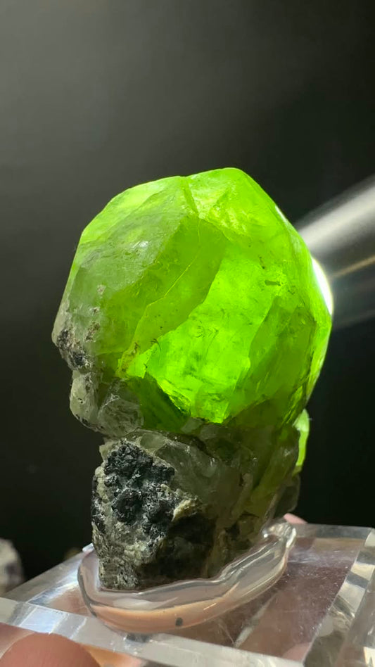 Peridot Crystal Pakistan, view 2
