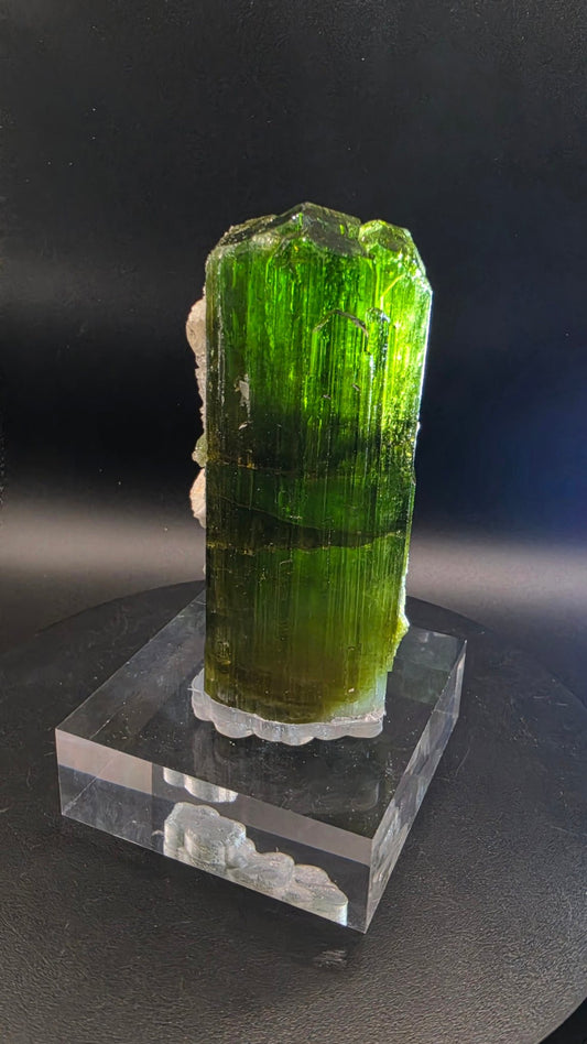 Natural tourmaline specimen from Paprok, Afghanistan