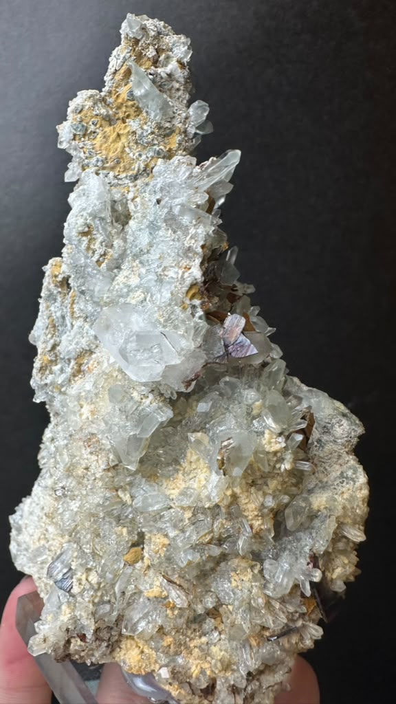 Brookite on Forest Quartz, Kharan, Balochistan, Pakistan - photo 9