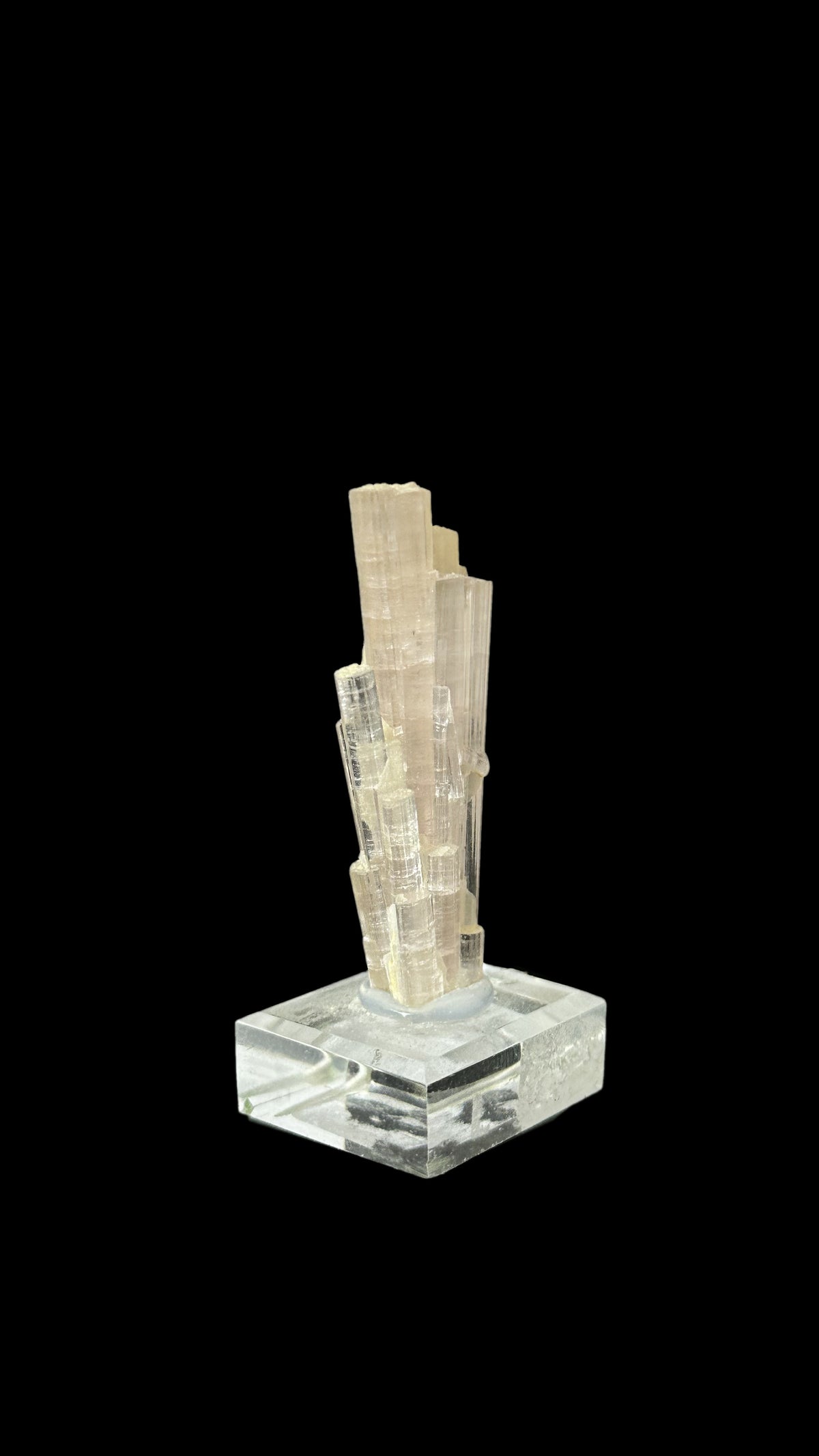 Pink Tourmaline Cluster with Smoky Quartz Specimen