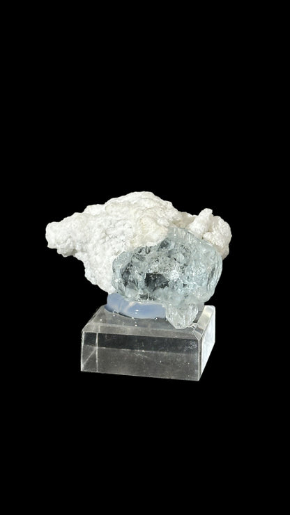 Terminated Aquamarine Crystal on Matrix, Pakistan