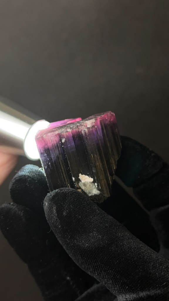 Multicolor Tourmaline Crystal, Heat Treated - photo 4