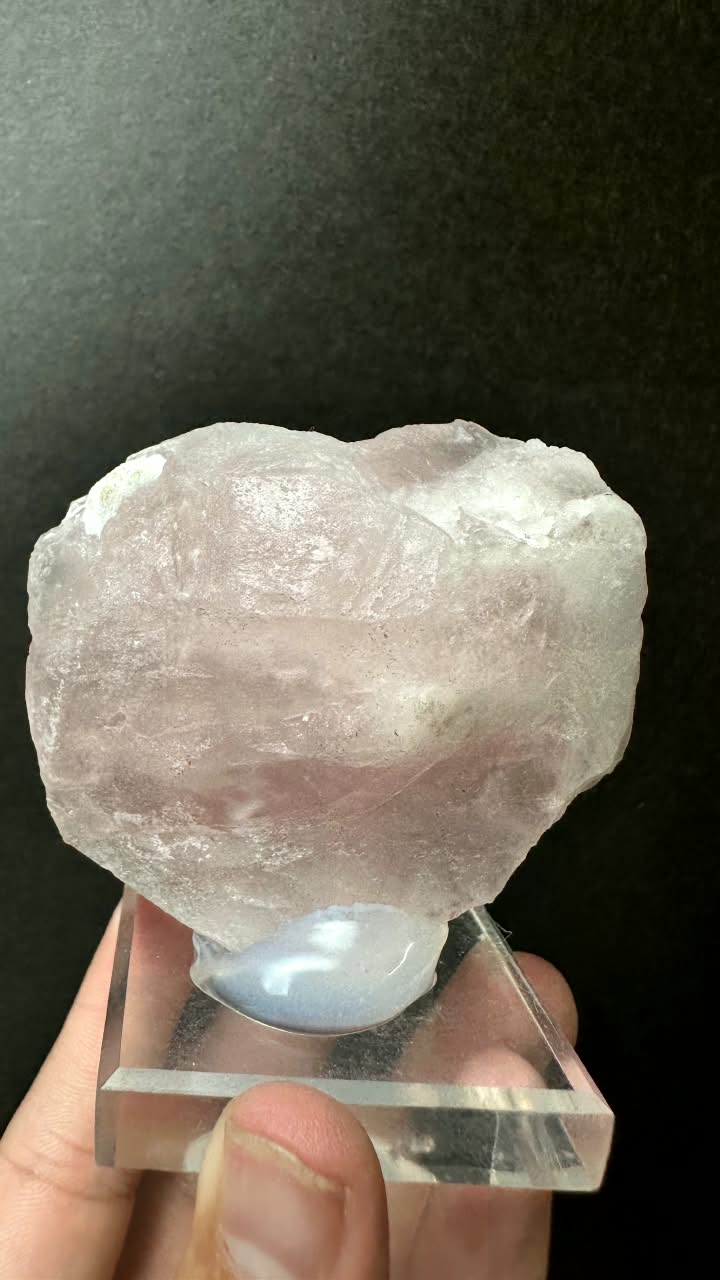 Heart Shaped Morganite Crystal - photo 5