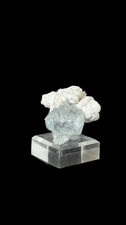 Terminated Aquamarine Crystal on Matrix, Pakistan