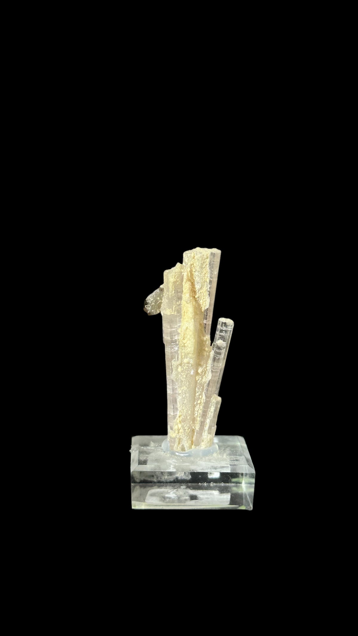 Pink Tourmaline Cluster with Smoky Quartz Specimen, view 5