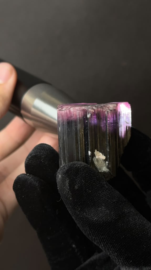 Multicolor Tourmaline Crystal, Heat Treated - photo 5