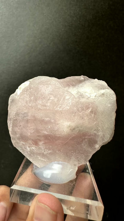Heart Shaped Morganite Crystal - photo 6