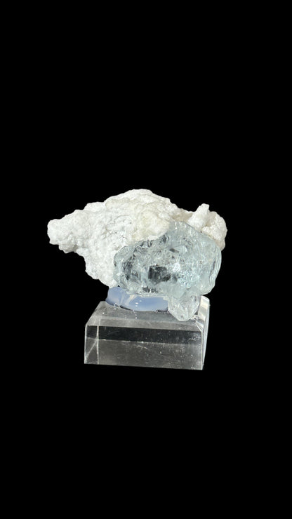 Terminated Aquamarine Crystal on Matrix, Pakistan