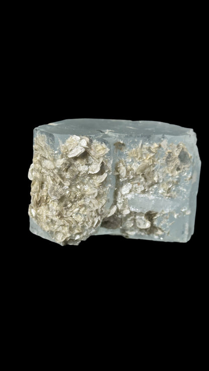 Raw Aquamarine Crystal, Fully Terminated Barrel, Pakistan