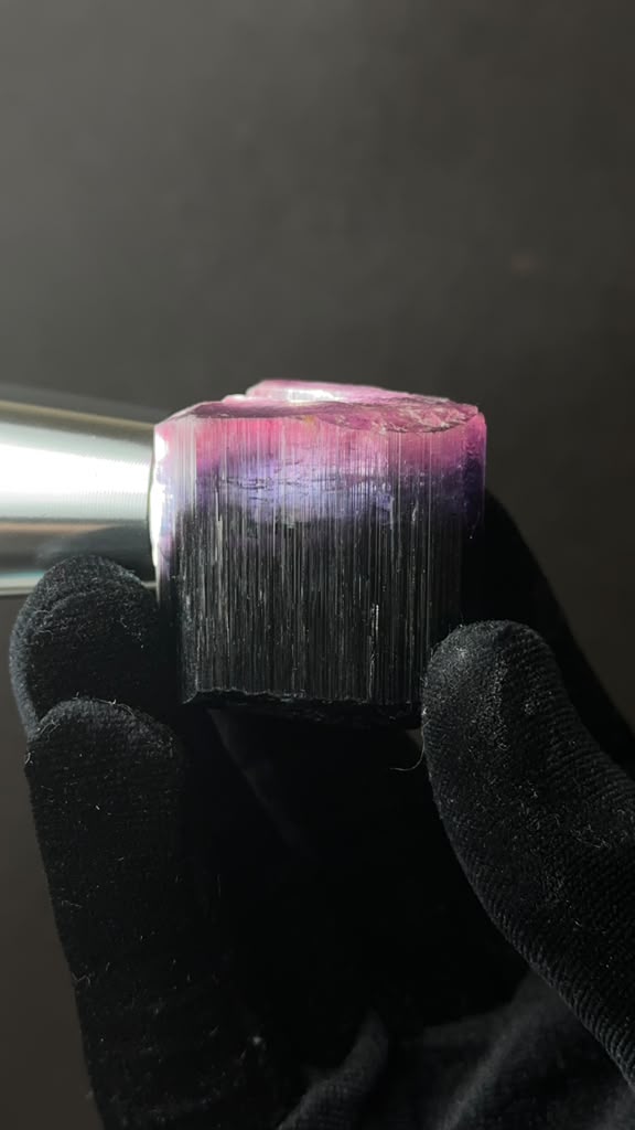 Multicolor Tourmaline Crystal, Heat Treated - photo 6
