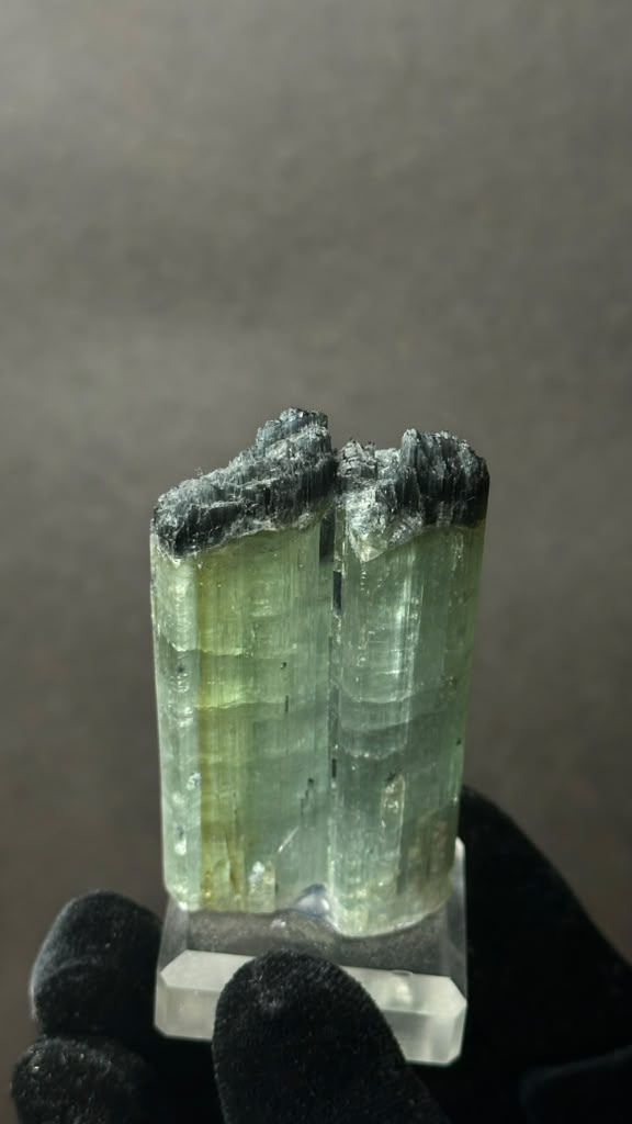 Bicolor Tourmaline Crystal Pair, Afghanistan - photo 4