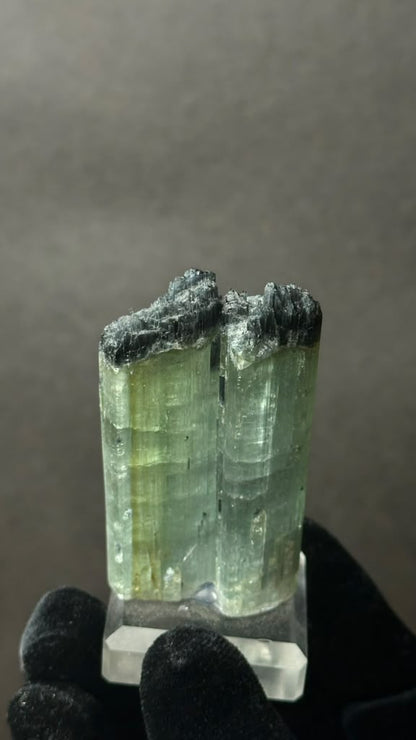Bicolor Tourmaline Crystal Pair, Afghanistan - photo 4