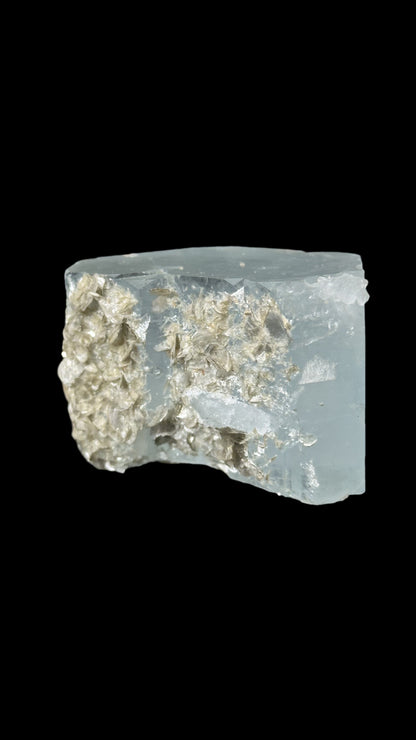 Raw Aquamarine Crystal, Fully Terminated Barrel, Pakistan