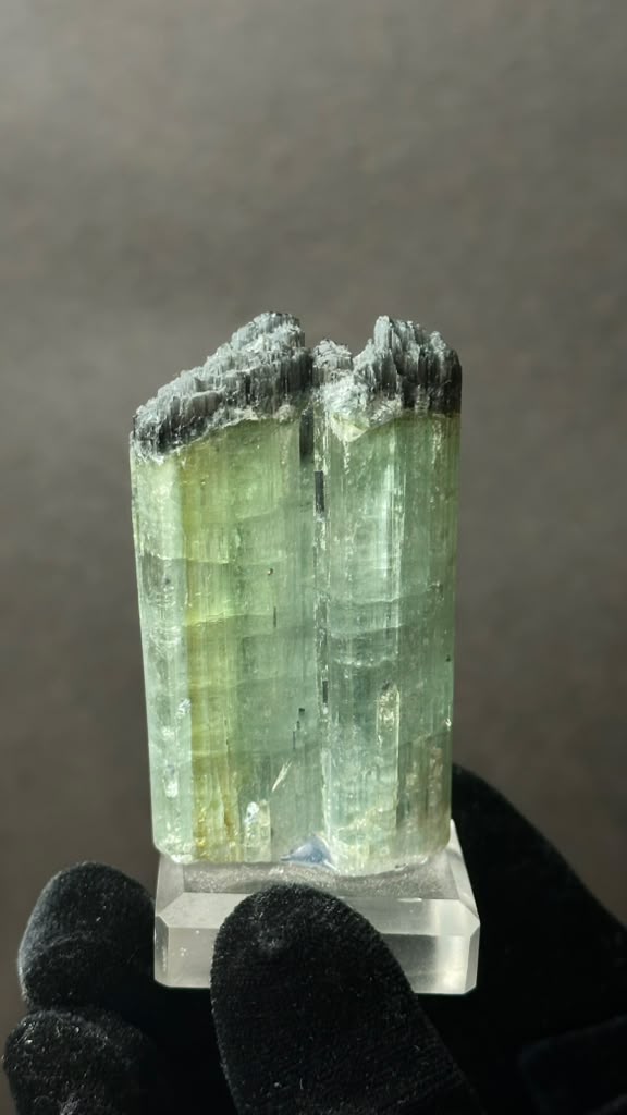 Bicolor Tourmaline Crystal Pair, Afghanistan - photo 5
