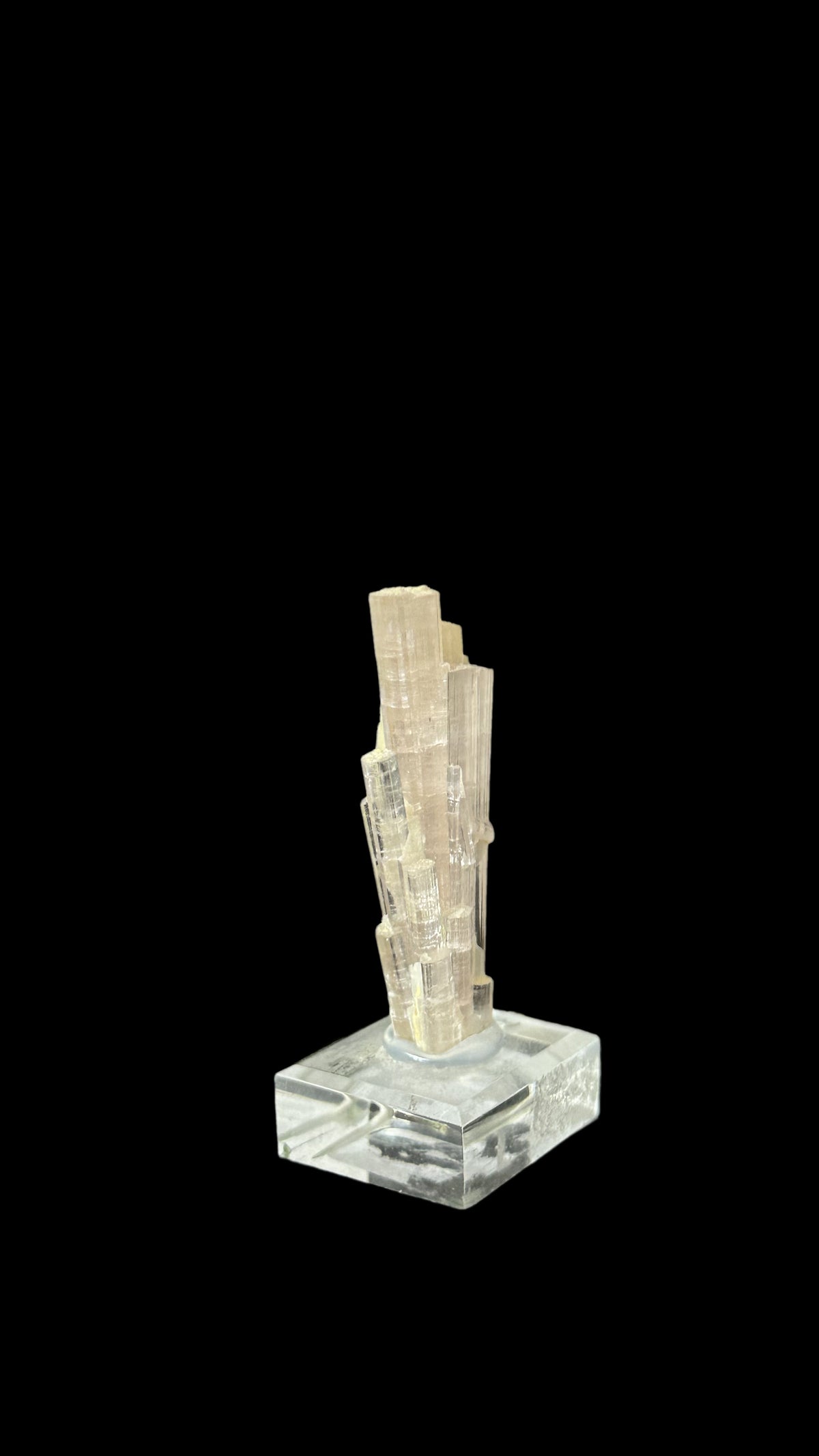 Pink Tourmaline Cluster with Smoky Quartz Specimen, view 8