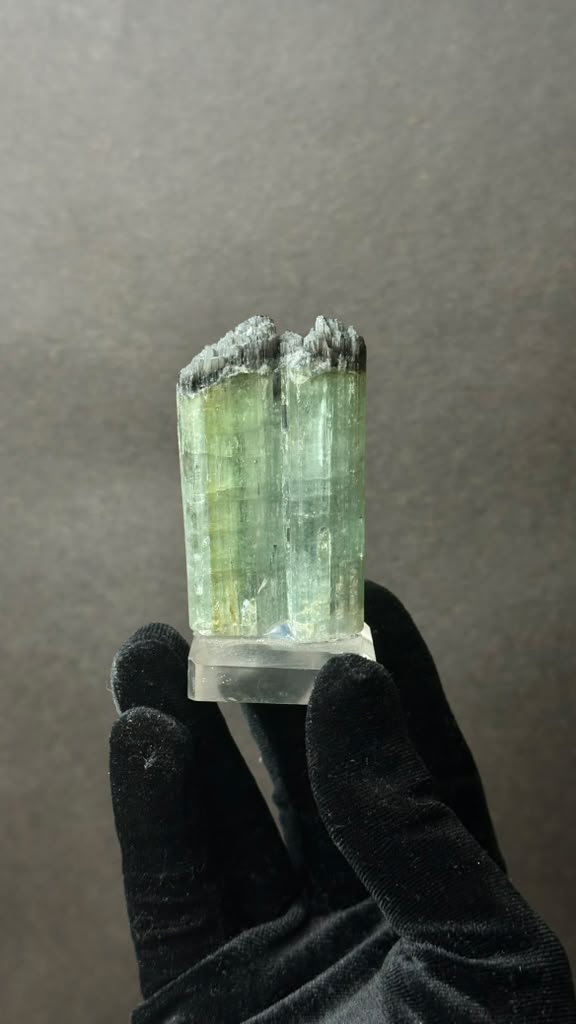 Bicolor Tourmaline Crystal Pair, Afghanistan - photo 7