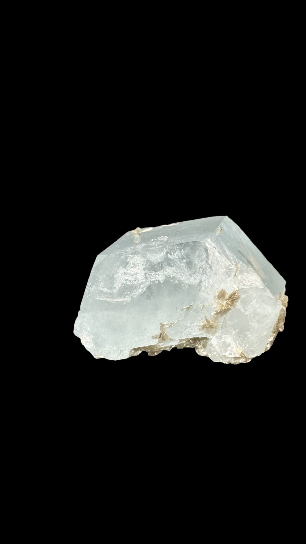 Raw Aquamarine Crystal, Fully Terminated Barrel, Pakistan, view 10