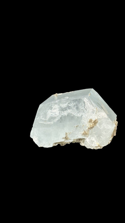 Raw Aquamarine Crystal, Fully Terminated Barrel, Pakistan