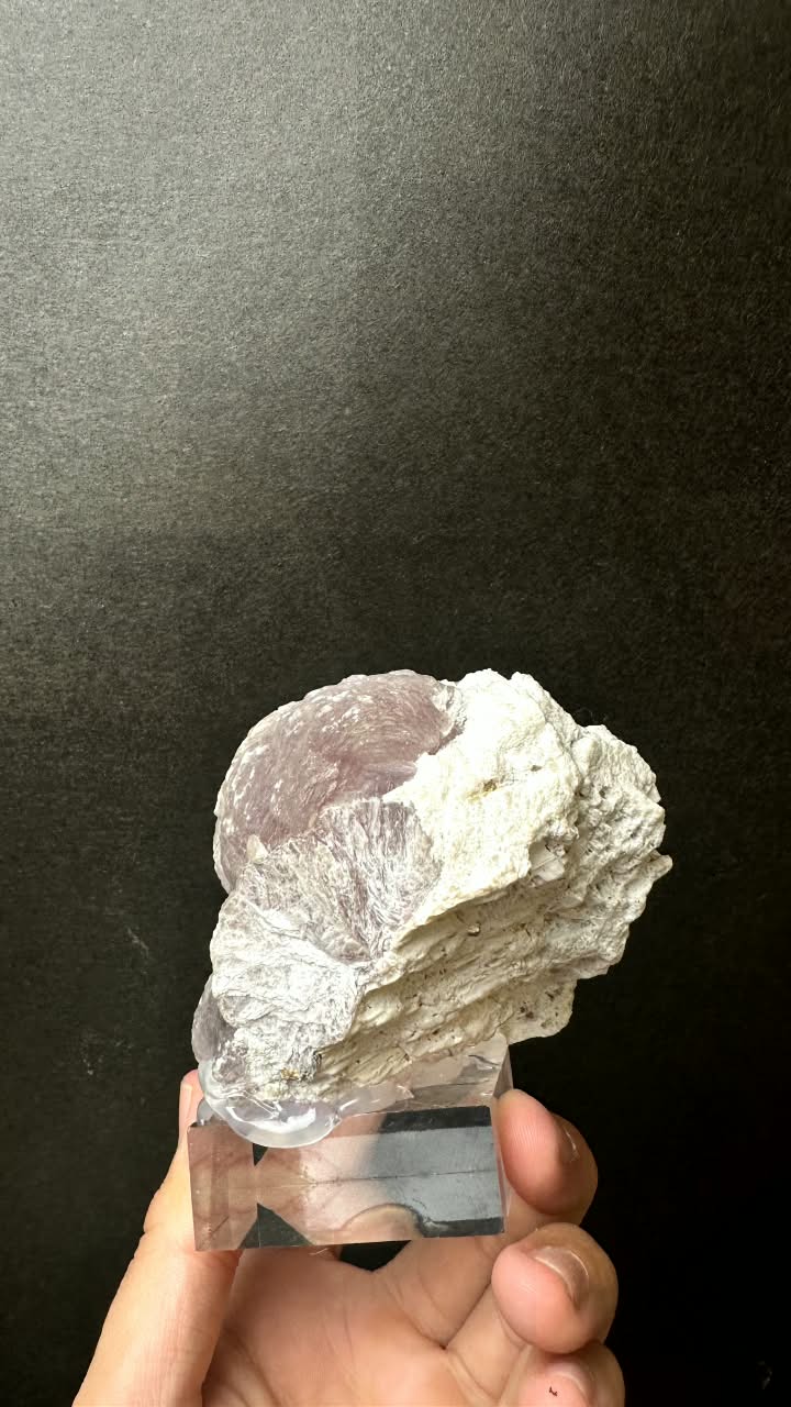Pink Tourmaline on Lepidolite Matrix - photo 10