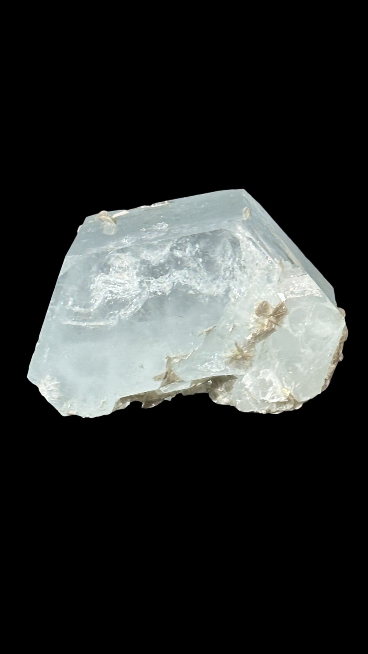 Raw Aquamarine Crystal, Fully Terminated Barrel, Pakistan, view 12