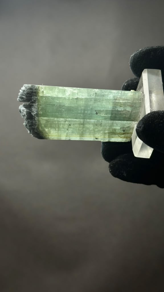 Bicolor Tourmaline Crystal Pair, Afghanistan - photo 9
