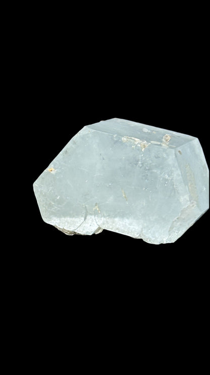 Raw Aquamarine Crystal, Fully Terminated Barrel, Pakistan