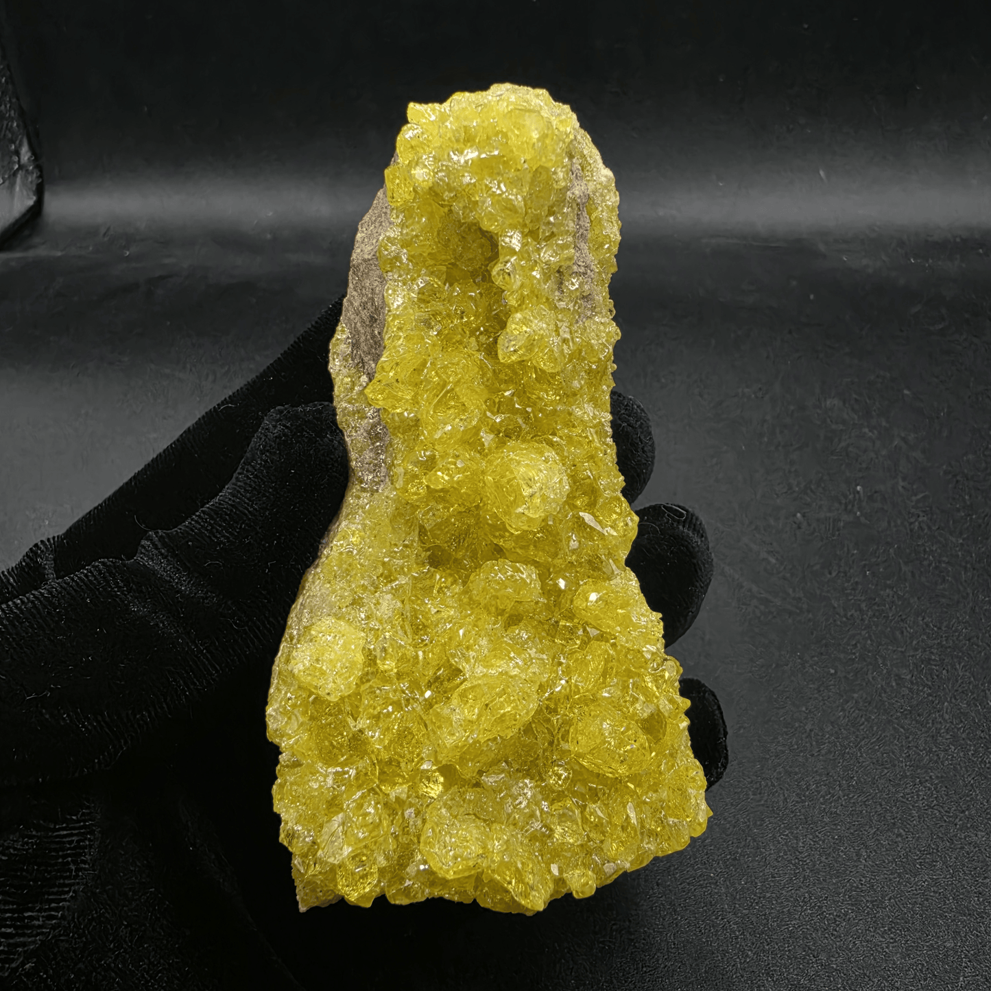 Native Sulfur Crystal Cluster — Peru