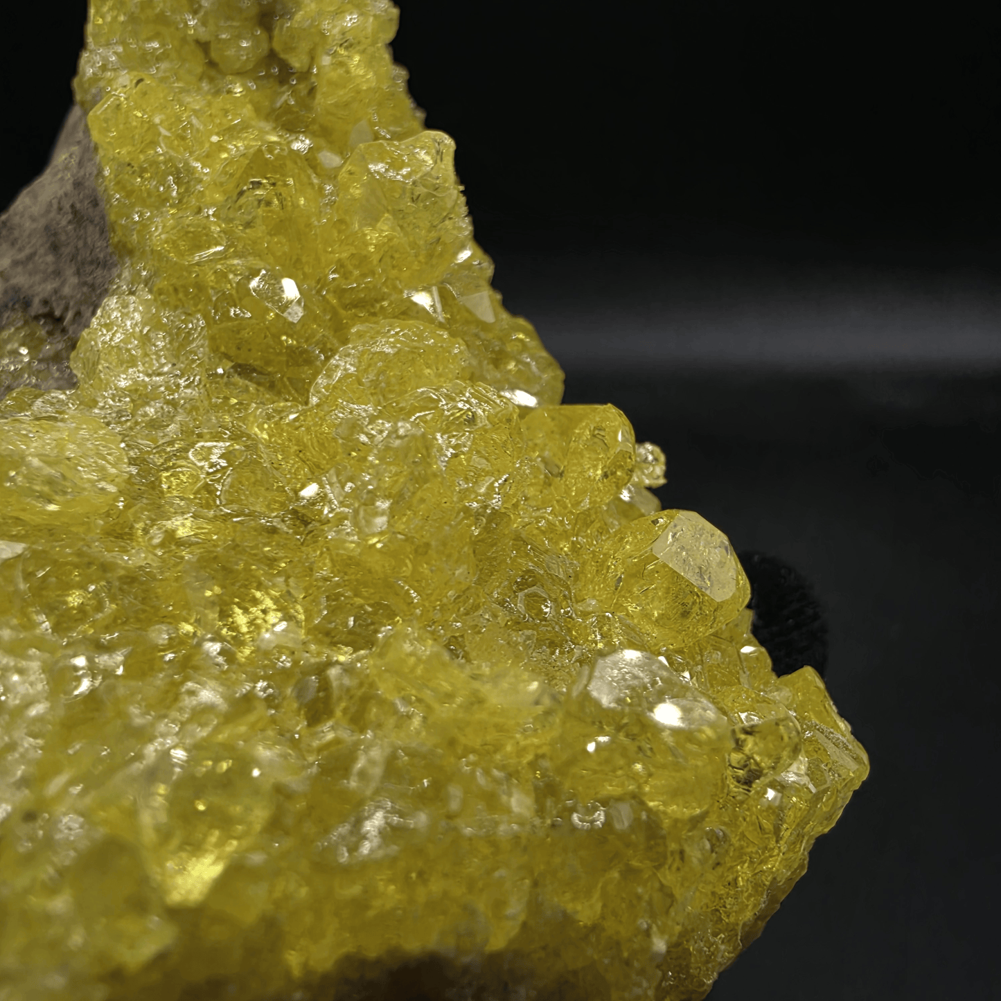 Native Sulfur Crystal Cluster — Peru
