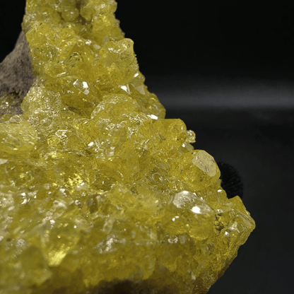 Native Sulfur Crystal Cluster — Peru