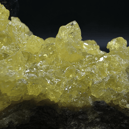 Native Sulfur Crystal Cluster — Peru