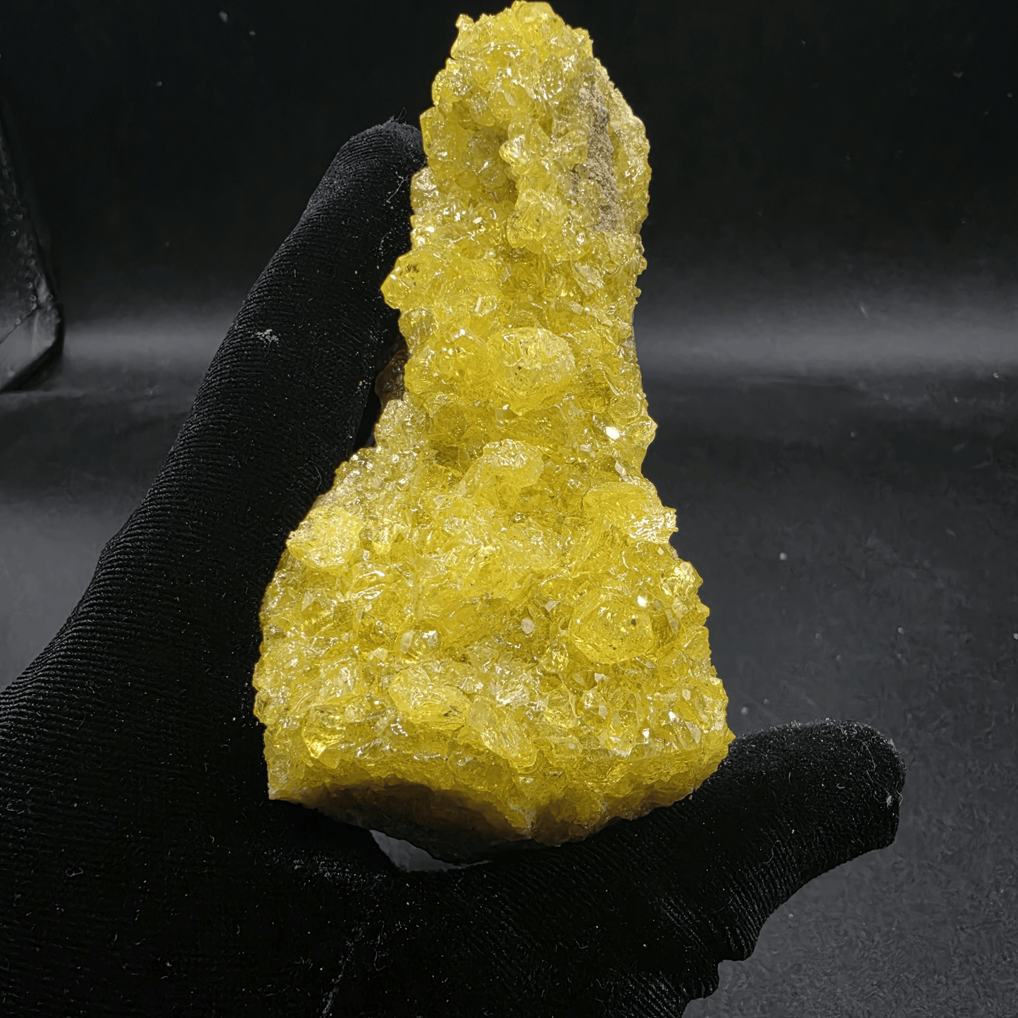 Native Sulfur Crystal Cluster — Peru