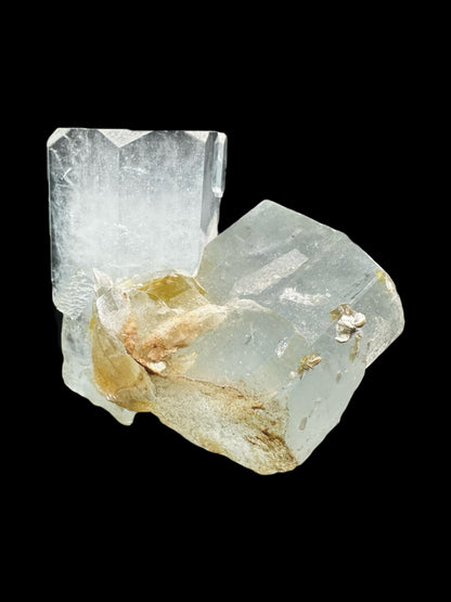 Majestic 786g Double-Terminated Raw Aquamarine Crystal Cluster — Natural Healing Stone