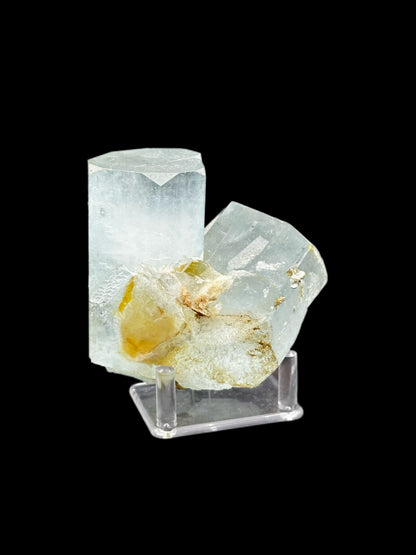 Majestic 786g Double-Terminated Raw Aquamarine Crystal Cluster — Natural Healing Stone