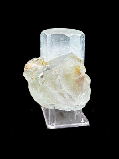 Majestic 786g Double-Terminated Raw Aquamarine Crystal Cluster — Natural Healing Stone