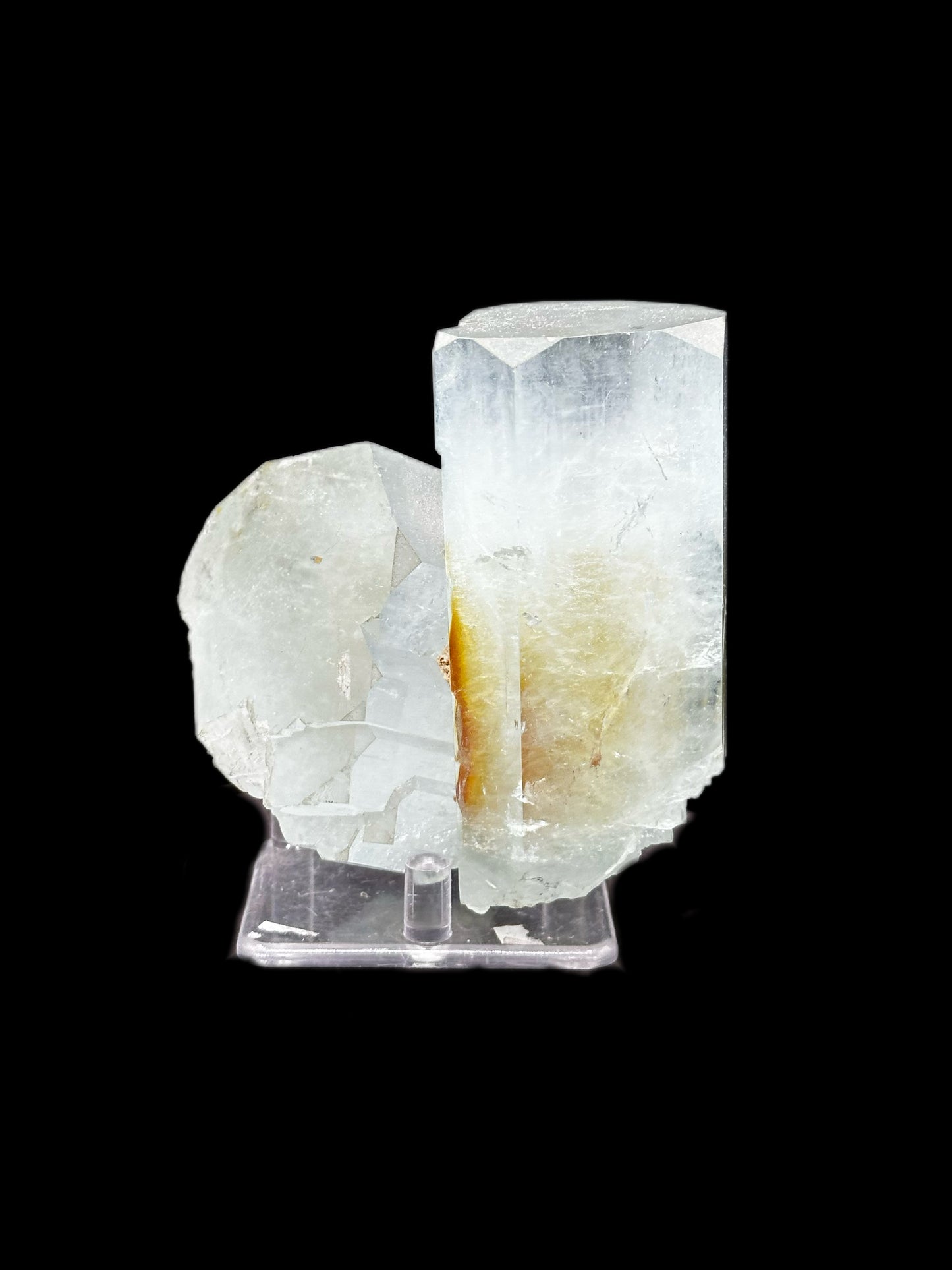 Majestic 786g Double-Terminated Raw Aquamarine Crystal Cluster — Natural Healing Stone