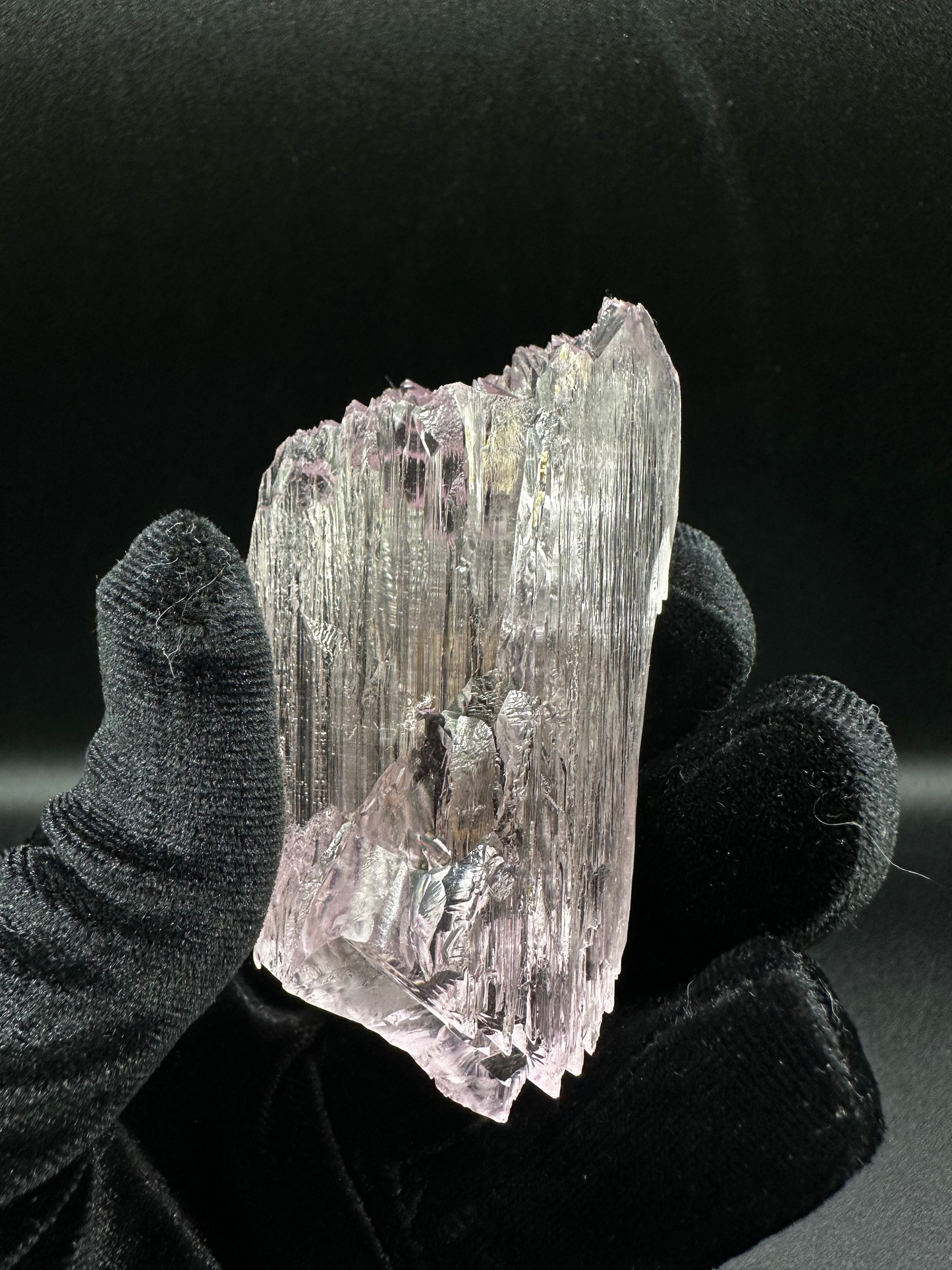 AAA+ Double-Terminated Gemmy Pink Kunzite Crystal — Edgy Multi-Point Raw Collector Specimen