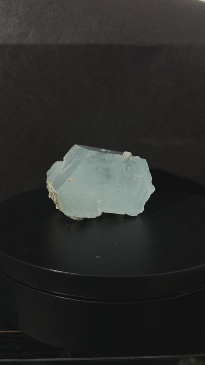 Raw Aquamarine Crystal, Fully Terminated Barrel, Pakistan