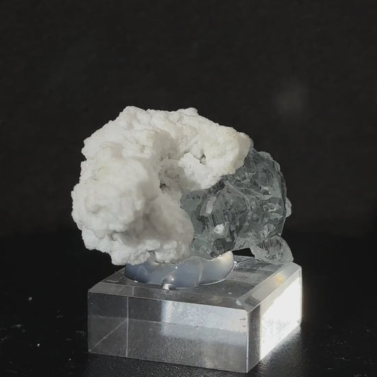 Terminated Aquamarine Crystal on Matrix, Pakistan, view 7