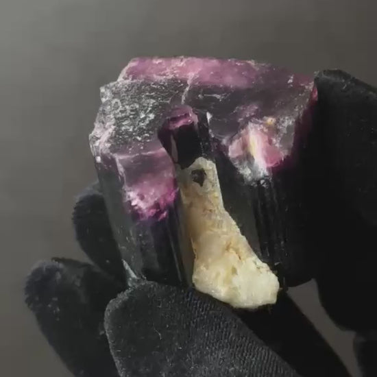 Multicolor Tourmaline Crystal, Heat Treated, view 17