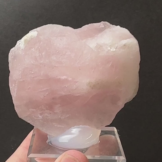 Heart Shaped Morganite Crystal, view 7