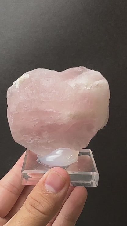 Heart Shaped Morganite Crystal