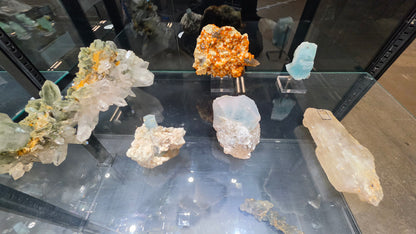 Garnet Aquamarine quartz