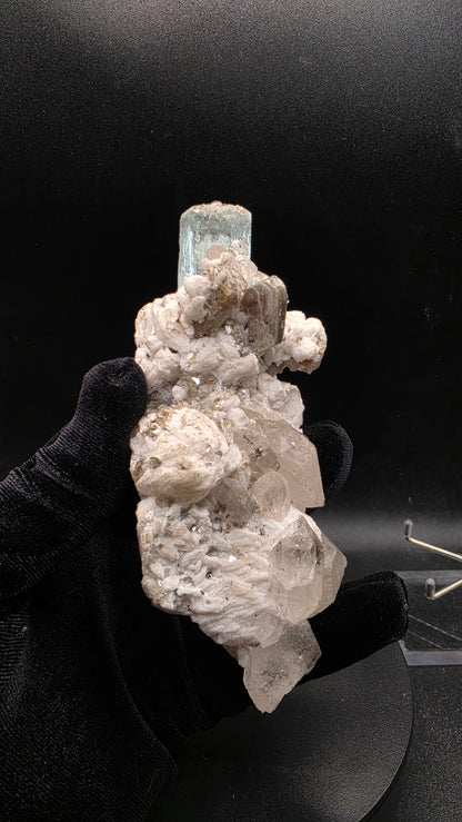Aquamarine Apatite specimen