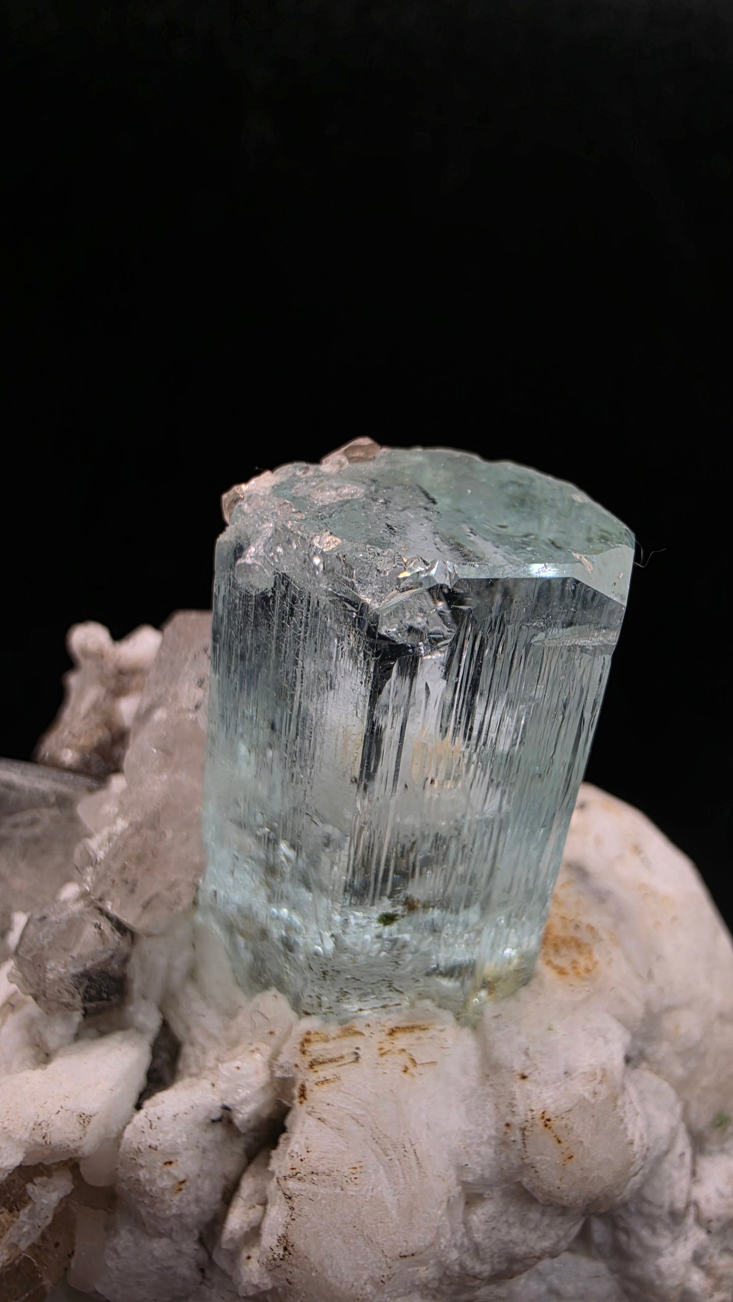Aquamarine Apatite specimen